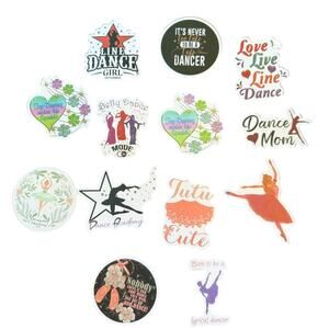 13 Assorted Line Dance Stickers Line Dance Dance Mom Ballet Born To Dance